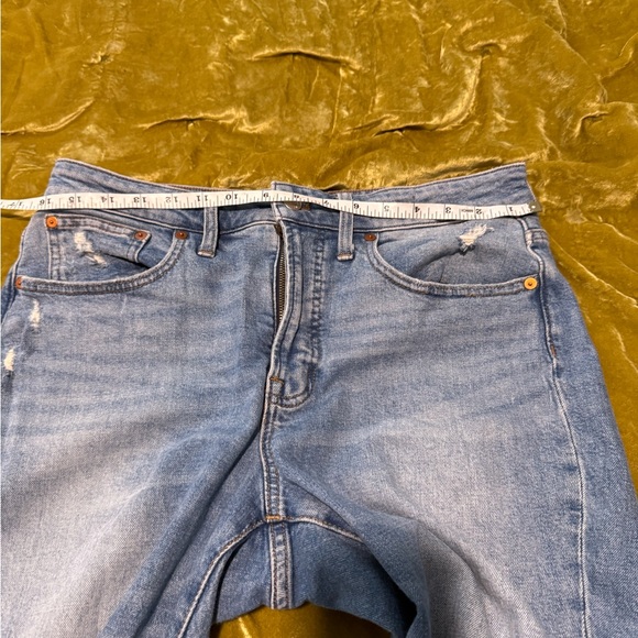 Madewell Boyfriend Jeans in Distressed Blue - Picture 5 of 10